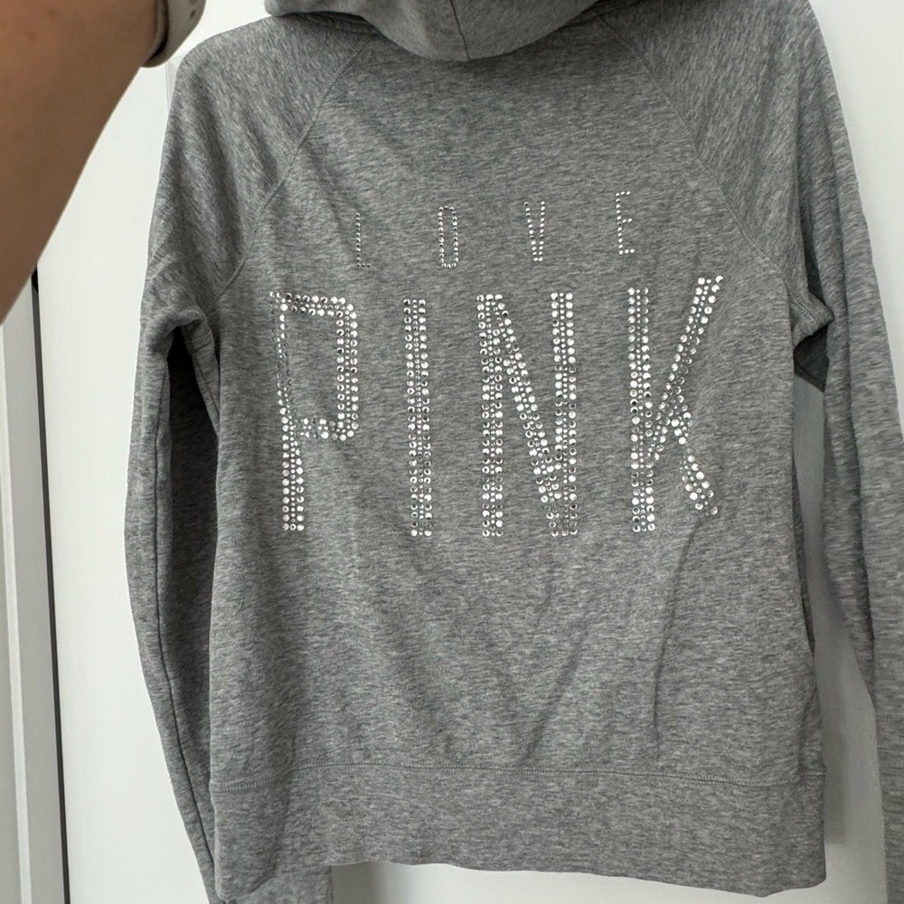 PINK Rhinestone Hoodie - Picture 4 of 4